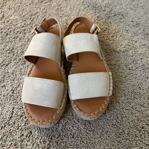 ALOHAS
Women's Double Strap Leather Espadrilles